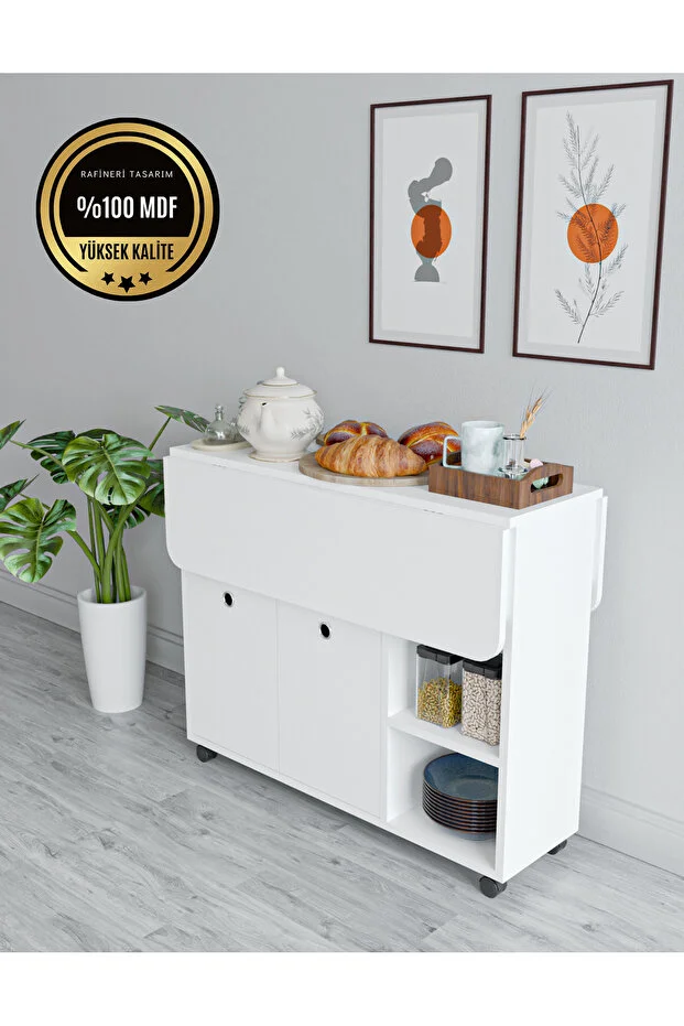 Butterfly Masa Çok Amaçlı Masa Ve Dolap Katlanır Özellikli